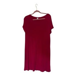 Old Navy Hot Pink Swing Dress Size Large (L)